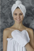 Комплект для сауны женский ДУШКА_МАХРУШКА белый - Купить постельное белье в Екатеринбурге: Интернет-магазин Постелька 66