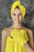 Комплект для сауны женский ДУШКА_МАХРУШКА желтый - Купить постельное белье в Екатеринбурге: Интернет-магазин Постелька 66